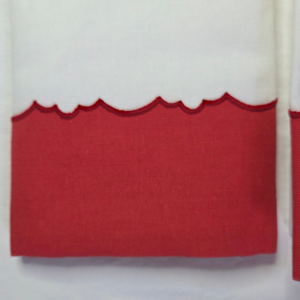 Martha Stewart Collection Christmas Naughty Nice Embroidered Hand Towels Set - Picture 4 of 10